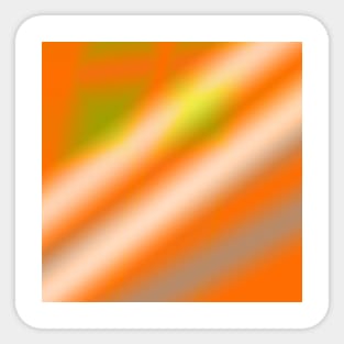 orange white yellow abstract texture design Sticker